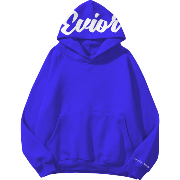 Puff Print Hoodie - Dark Blue