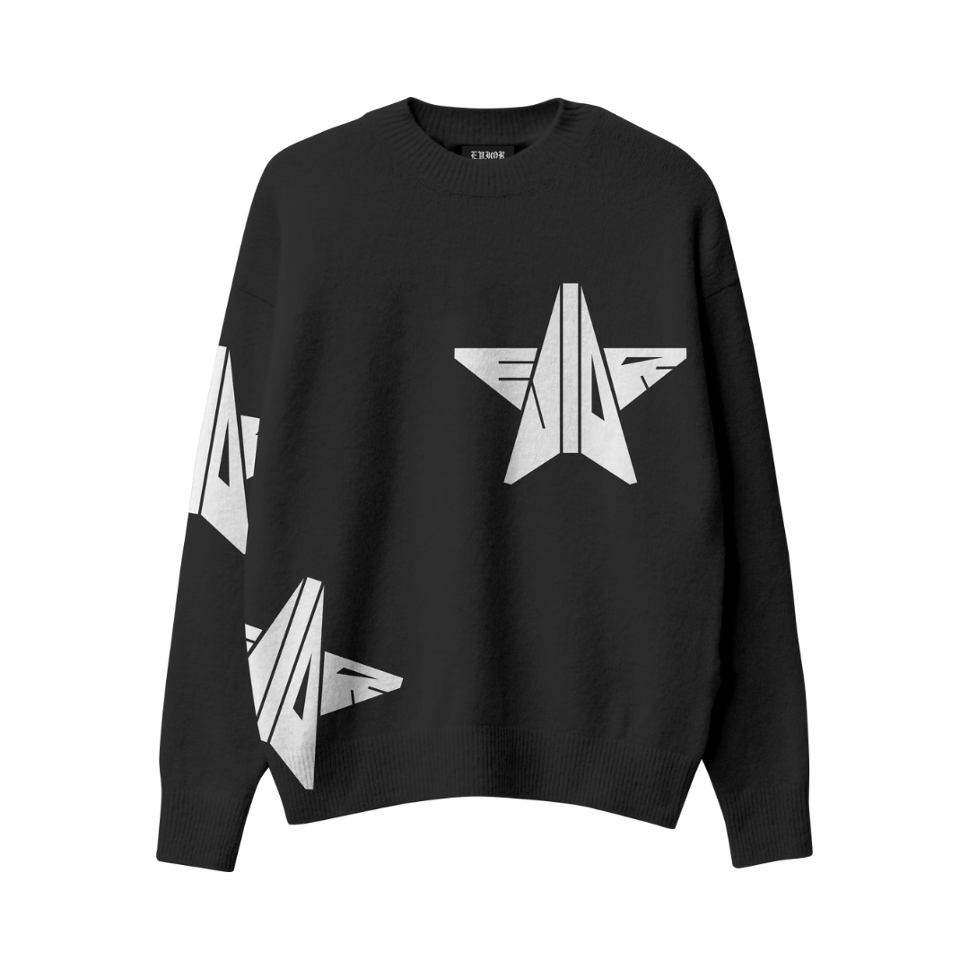 Star Knitted Sweater