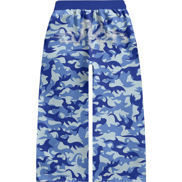 Camo Joggers - Ocean Mist