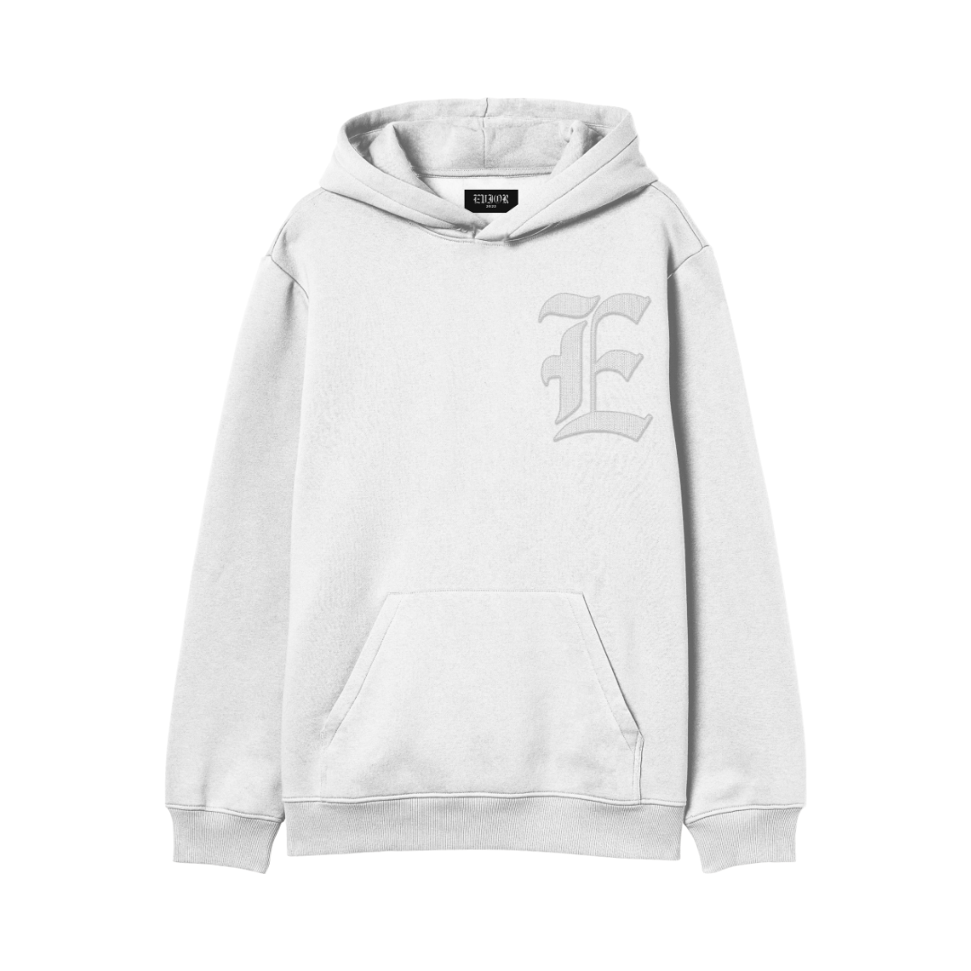 E Hoodie - White